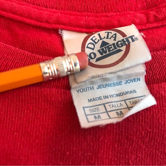 Kids Red Boston Tee - Kids Tourist Tee - Kids Souvenir or Destination Tee - Picture 4 of 4